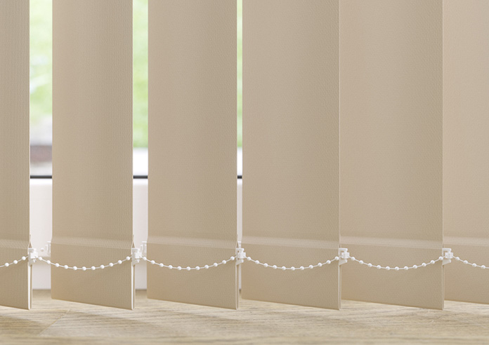 Trinity (Blackout), Riveria Sand - Vertical Blind Slats - Image 3
